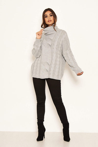 Cable knit outlet oversized jumper