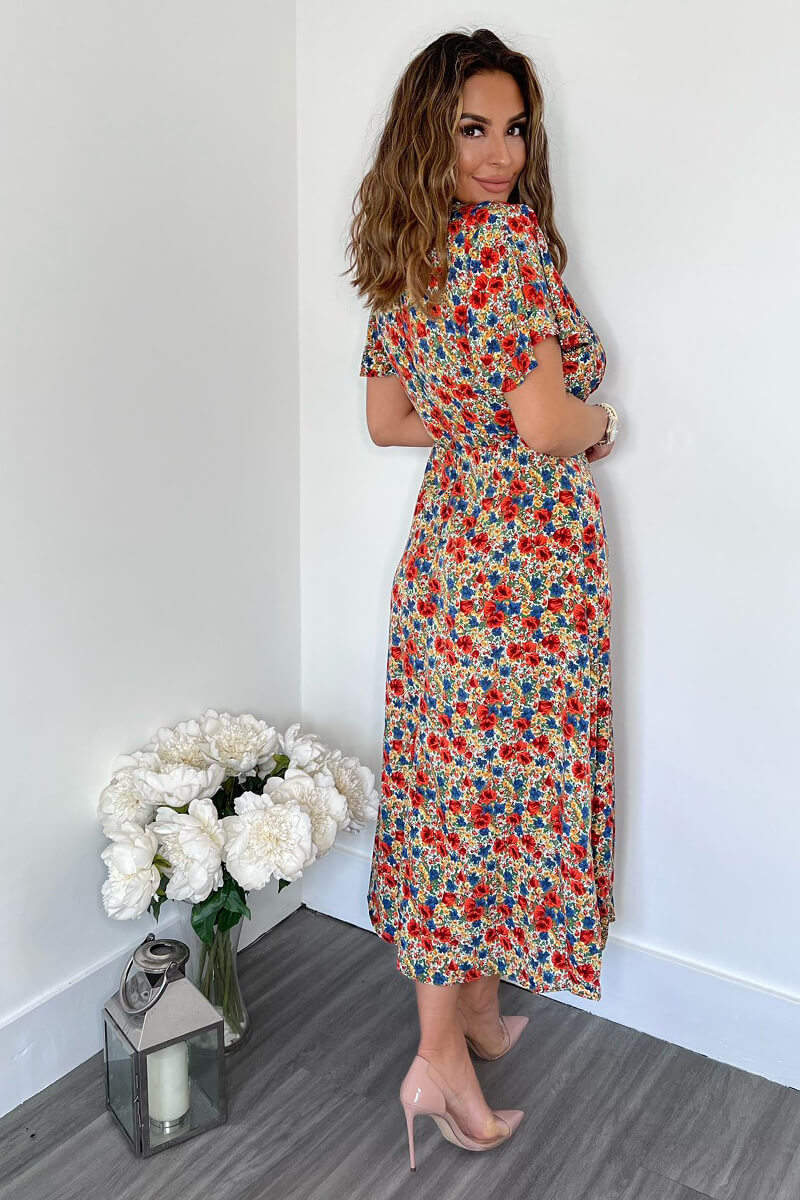 Butterfly midi dress online