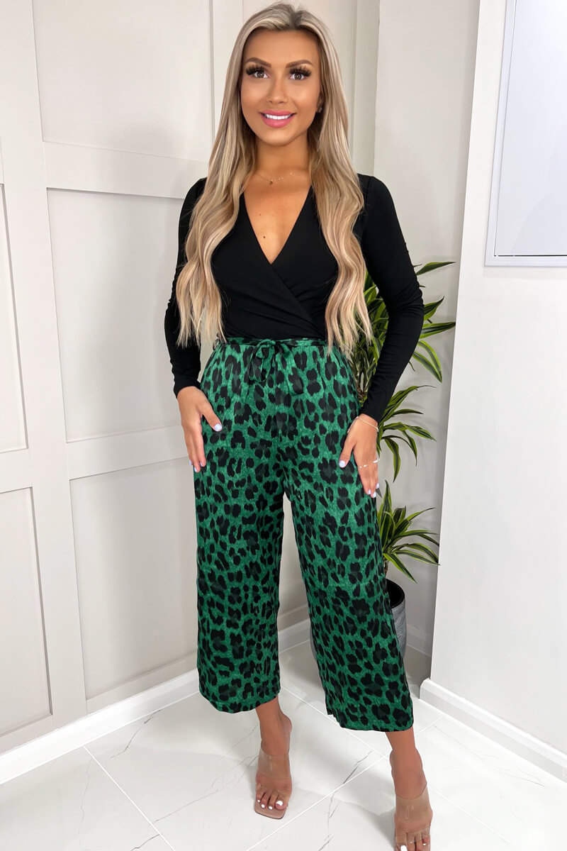 Ax paris leopard jumpsuit online