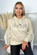 Stone 1989 New York Slogan Hoodie