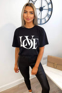 Black Love Oversized Tee