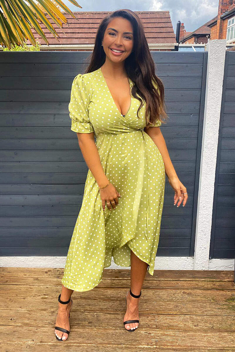 Next polka dot wrap dress best sale