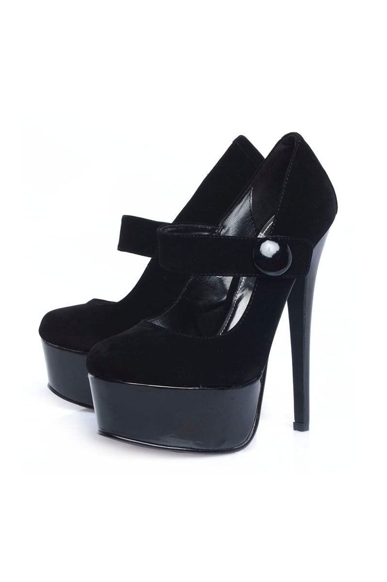 fcity.in - Stylestry Fashionable Solid Blue Platform Heels For Women Heels /
