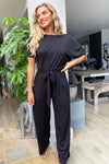 Black Knitted Jumpsuit