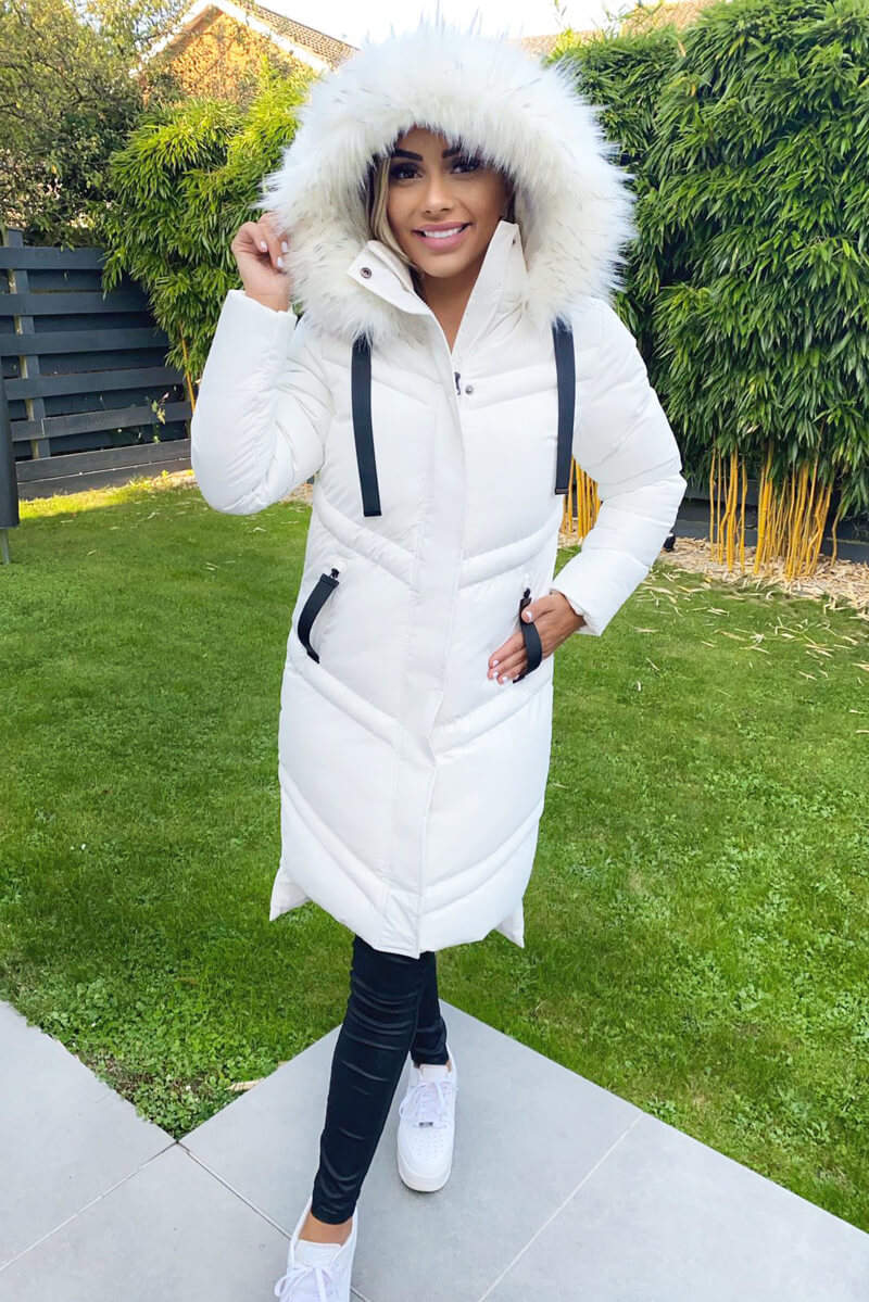 Herno - Short Down Jacket With Removable Faux Fur Hood