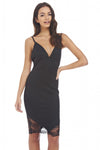 Plunge Front Bodycon