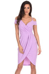 Lilac Wrap Around Dress