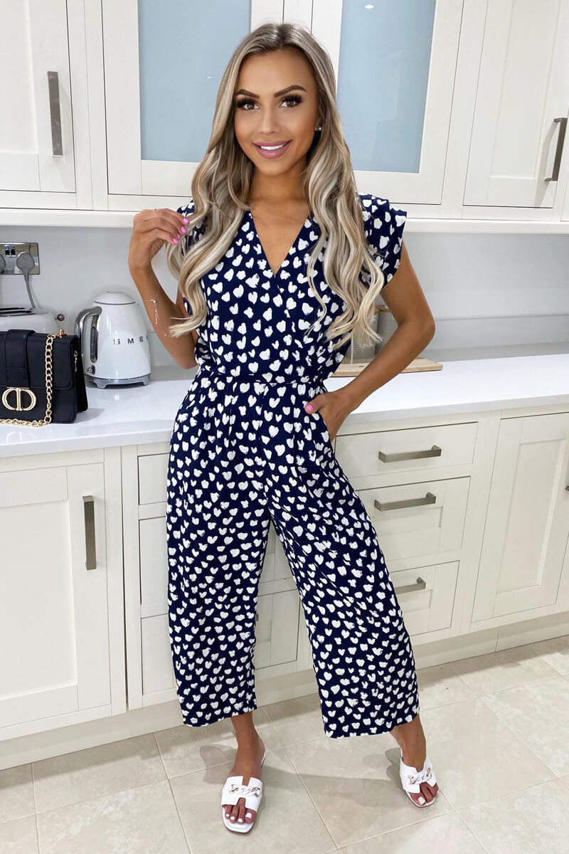 Ax paris 2025 navy jumpsuit