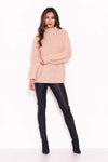 Pink Jumper With Pearl Detail